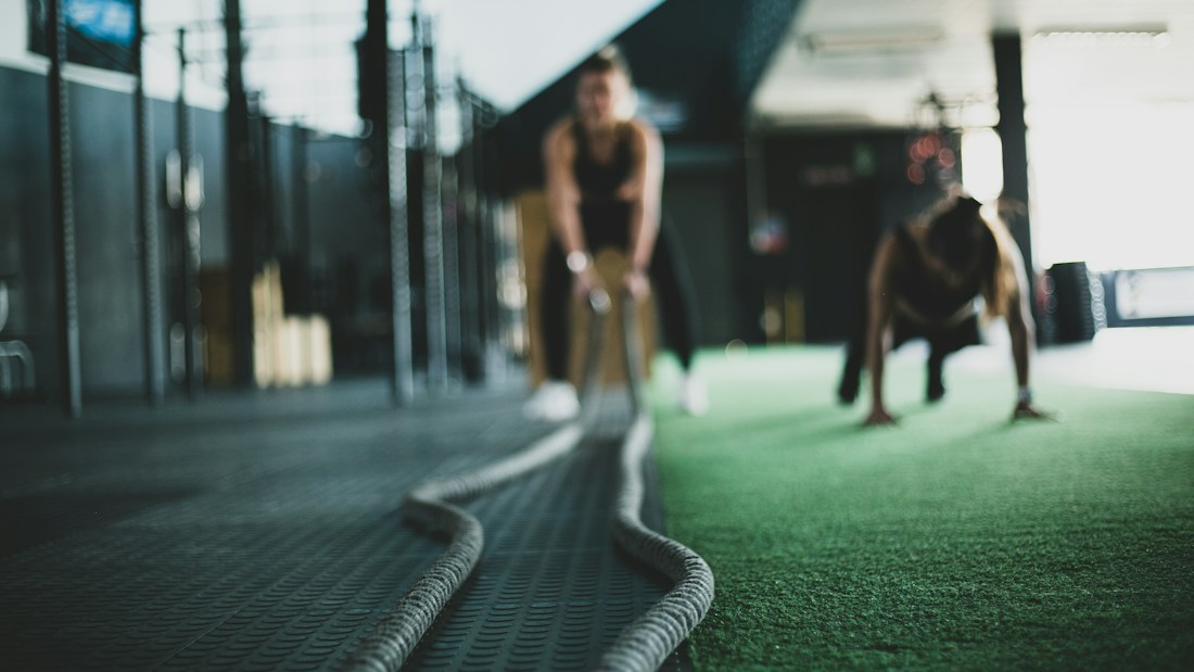 Atleta en una sesión de conditioning